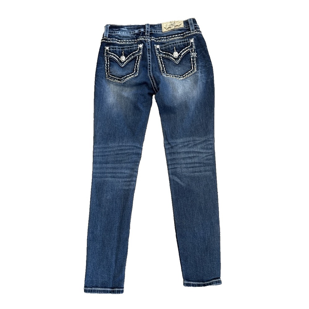 Miss Me jeans Womens 28 Blue Denim BKE city urban Country Dance SKINNY Vintage